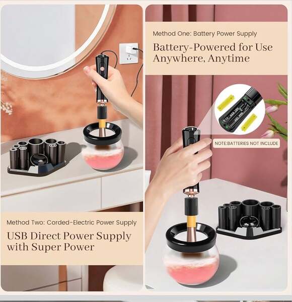 Brand New RICRIS Electric Makeup Brush Cleaner & Dryer - Picture 11 of 11